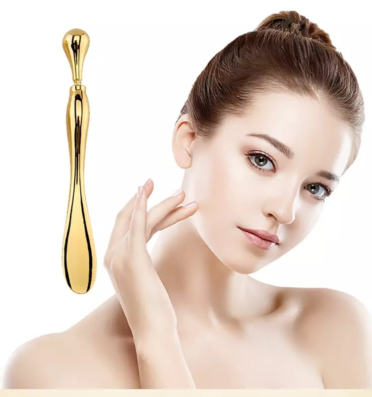 Eye Cream Stick Roller For Face Metal Spatula Puff Applicator Eye Cream Massager Facial Cream Massage Sticks Eye Metal Makeup Spatula Eye Wand 10cm Eye Cream Stick Roller For Face Metal Spatula Puff Applicator Eye Cream Massager Facial Cream Massage Sticks Eye Metal Makeup Spatula Eye Wand 10cm